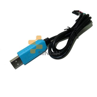 China Plastic 4pin PL2303TA USB TTL To RS232 Serial Converter Cable Module For Win 8 XP VUE 7 8.1 for sale