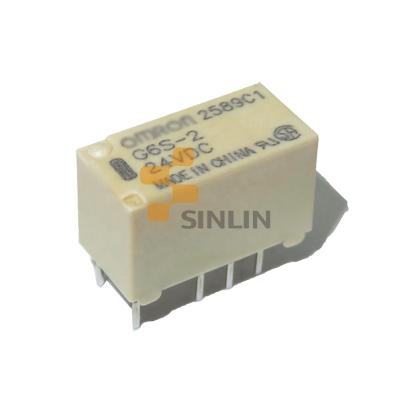 China G6S-2-24VDC G6S-2-24V G6S-2 DC24 RELAY TELECOM DPDT 2A 24V G6S-2 DC24 for sale