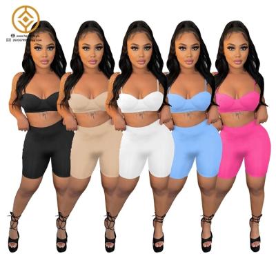 China Wholesale QUICK DRY Summer Dresses Loungewear Women Sleeveless Sets Factory Ladies High Waist Female Jumpsuits for sale