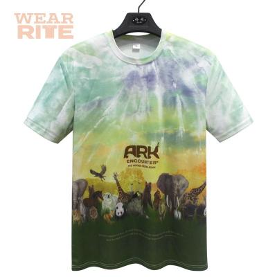 China 100 Polyester Soft Sublimation Printing Blank Tee Shirt for sale