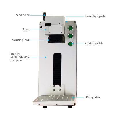 China Factory Water Cooled Customization Portable Metal Engraving Laser 20w 30w 50w Raycus JPT Fiber Laser Engraving Machine for sale