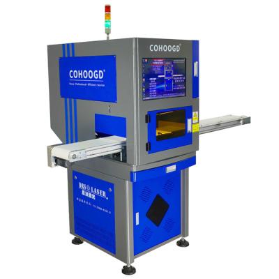 China VISION System Low Price with CCD Camera Auto ID Setting Metal and Keyboard Laser Engraving Fiber Laser Marking Machine for sale