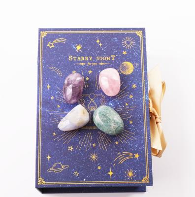 China Europe Wholesale 12 Constellation Birthstone Zodiac Sign Birthday Gift Set Healing Crystal Stone Horoscope - - Libra for sale