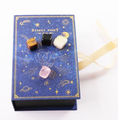 China Europe Wholesale 12 Constellation Birthstone Zodiac Sign Birthday Gift Set Healing Crystal Stone Horoscope - - Leo for sale