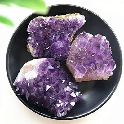 China Natural Crystal Therapy High Quality Stone Reiki Group Europe Amethyst Quartz Group Gift Set for sale