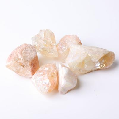 China Europe Jiejing Aura Citrine Rough Crystal Set High Quality For Gift for sale