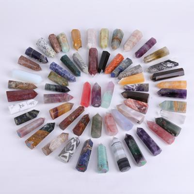 China Europe Wholesale Natural Crystal Various Rose Quartz Crystals Healing Stones Amethyst Wand Crystal Point for sale