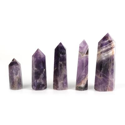 China Europe Wholesale Polished Natural Dreamy Amethyst Quartz Crystal Dots Crystal Magic Wand For Sale G for sale