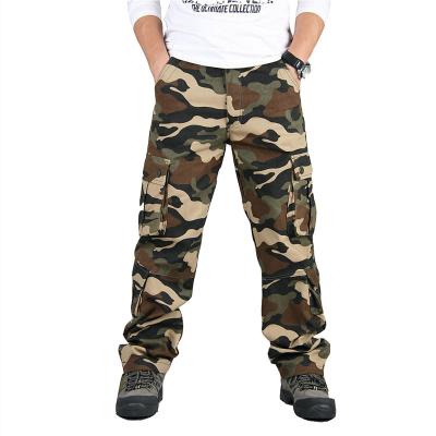 China Anti-Wrinkle High Quality Low Price Cotton Casual Pants Men Camouflage Trousers Military Cargo Pants For Men Army for sale