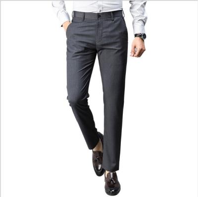 China Anti-Wrinkle Mens Formal Suits Pants Men Suit Pants Slim Fit Trousers for sale