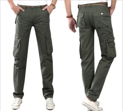 China new Anti-wrinkle spring summer plus size outdoor men's cargo pants cotton loose pants men's pants for sale