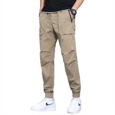 China Viable Custom Made Mens Cargo Jogger Bottom Slim Khaki Pants for sale