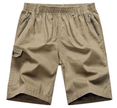 China Custom Anti-Wrinkle Mens Summer Casual Elastic Waist Nylon Cargo Shorts for sale