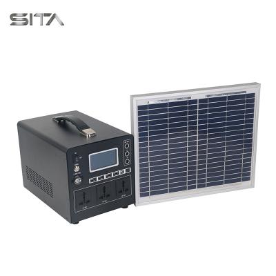 China Outdoor Large Capacity Portable Outdoor Off Grid 800W Power System Solar Power Bank With Panels for sale