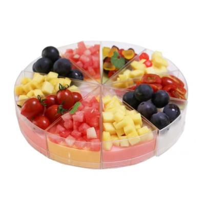 China Disposable Disposable Plastic Bow Triangle Mousse Cup Pudding Cup 8 Inch Cake Dessert Cup Mousse Box for sale