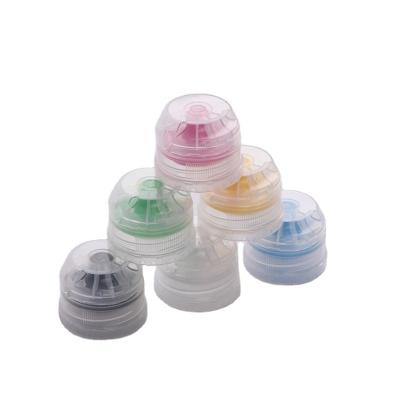 China Wholesale Kid Safe Plastic Lid Custom Color 28/410 Empty Plastic Flip Top Lid For Squeeze Bottle for sale