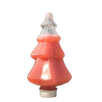 China Packaging Gift Food Grade Christmas Tree Shape PET Plastic Bottle for sale