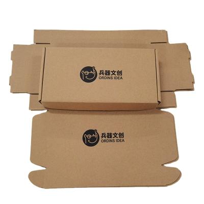 China Recycled Materials Recycled Airplane Folding Box Colored Shipping Box Logo Printed Packaging Corrugated Boxes for sale