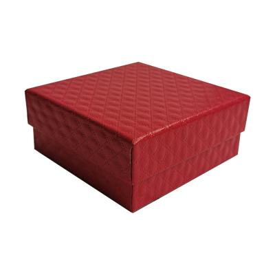 China Recycled Materials Ready To Ship Cardboard Paper 7.3*7.3 Wholesale Luxury Small Ring Jewelry Box for sale