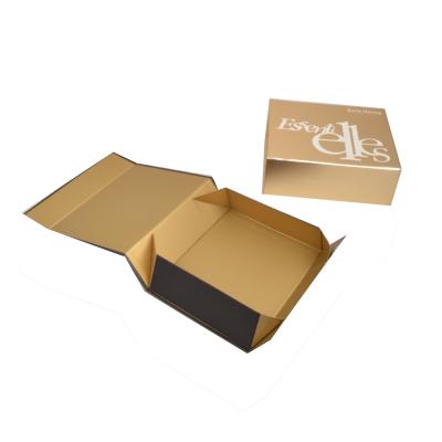 China Recycled Materials Custom Folding Gift Box With Lid Magnetic Gift Box Packaging Lid High Quality Paper Box for sale