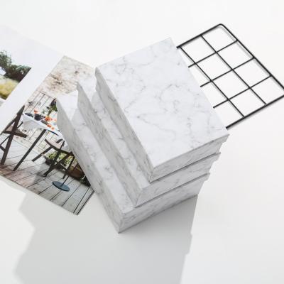 China 2021 New Recycled Materials Design Marble Vein High End Wedding Favors Chocolate Box Biodegradable Packaging Gift Box for sale