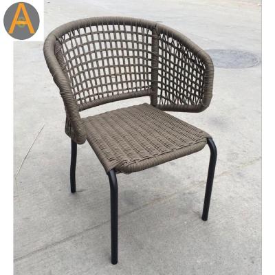 China Modern Outdoor All Weather Outdoor String Chair Outdoor Furniture String Patio Dining Chair for sale