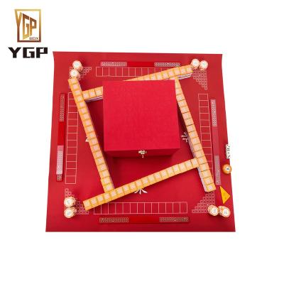 China Luxury Mahjong Set Box Travel Portable Home Entertainment Game Wedding Birthday Gift Desktop Custom Size for sale