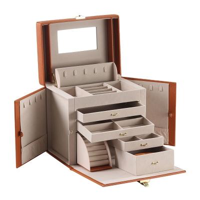 China Jewelry Packaging Display Sell Well New Type Luxury Jewelry Suitcase Jewelry Boxes Large For Storage for sale