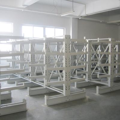 China Corrosion Protection High Capacity Logistics Equipment Warehouse Steel Storage Rack Heavy Duty Cantilever Racking for sale