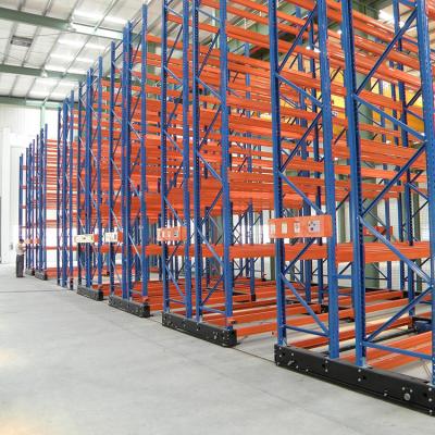 China Hot Sale 2022 Esd Protection Factory Storage Industrial Mobile Rack Solutions Mobile Warehouse Racking Rack System for sale