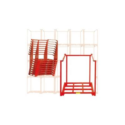 China Corrosion Protection Peterack Warehouse Storage Stacking Rack 1000kg Heavy Duty Foldable Metal Pallet Tire Customized Stackable Racks for sale