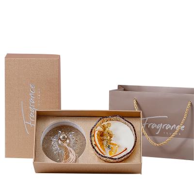 China Luxury CLASSIC Crystal Jar Soy Wax Candle Perfume Jars With Lids And Gift Box Packaging for sale