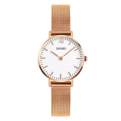 China Water Resistant skmei lady 1185 watch oem stainless steel watches quartz custom acceptable for sale