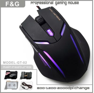 China 6D game keyboard 6buttons rg8 best quality weighted gaming mouse supplier in China for sale