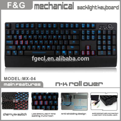 China Factory Price ERGONOMIC Mechanical Gaming Keyboard Cherry MX for sale