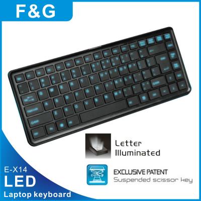 China ERGONOMIC 86 Key Scissor Type Mini USB Backlight Keyboard for sale