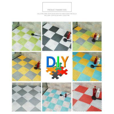 China Modern Bathroom Anti-Slip Mat Toilet Floor Mat Splicing Household Waterproof for sale