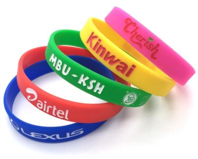 China Silicon Silicon Wristbands for sale