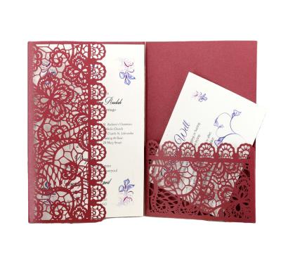 China Europe Wedding Card Invitation Card Luxury Wedding Card Invitation for sale