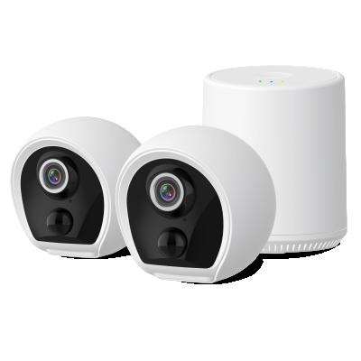 China 1080P NIGHT VISION Home Security 2 Camera System Indoor Outdoor with 2K Video, Night Vision, Two Way Audio for sale