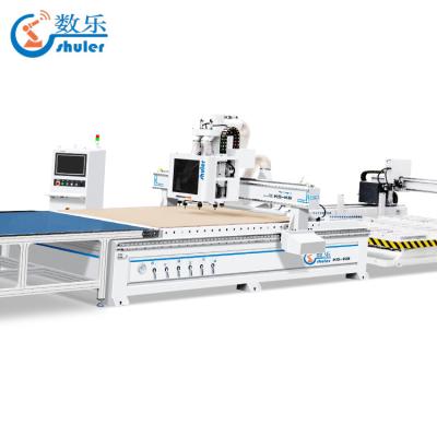 China Hotels ATC Automatic Loading And Unloading Nesting CNC Router Machine For Wood Furniture Production for sale