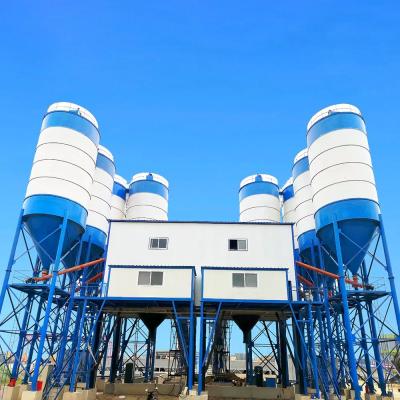 China Automatic HZS180 Concrete Batching Plant 260Kw Ready Mix Concrete Plant for sale