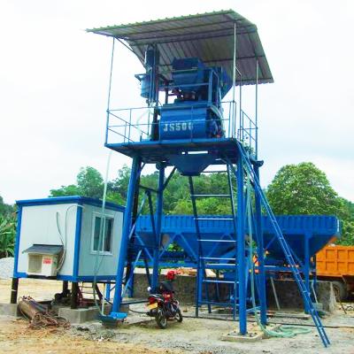 China HZS25 Fully Automatic Concrete Batching Plant For Road Maintenance for sale