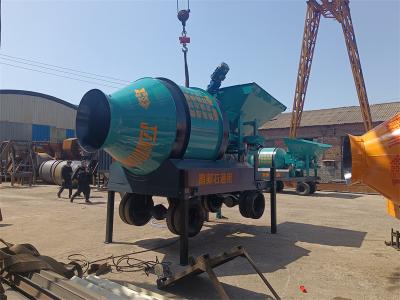 China JZM750 Máquina de mistura de betão de alta velocidade com colchão fixo Capacidade 750L à venda