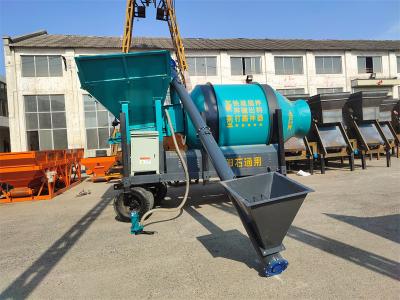 China JZM500 Fixed Hopper Speed Drum Concrete Mixer Mobile 500L Output Capacity for sale