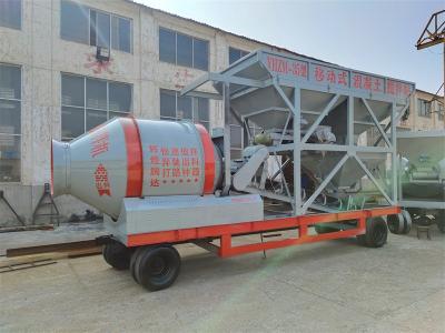 China JZM1000 Mobile Two Bin Rapid Concrete Mixing Machine Integrated Safety for sale