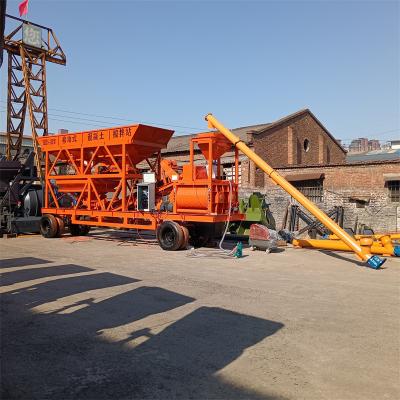 China YHZS35 Concrete Batching and Mixing Plant 75kw Desmontaje rápido en venta