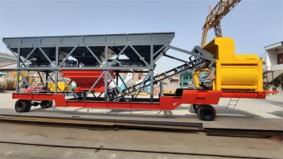 China YHZS75 Modulaire Betonmenginstallatie 127kw Compacte Betonbatching Plant Te koop