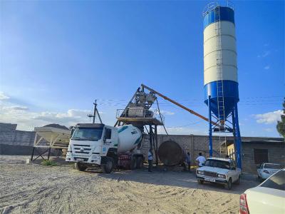 China Betrouwbare 80 ton betonmenginstallatie cement silo rmc installatie silo Te koop