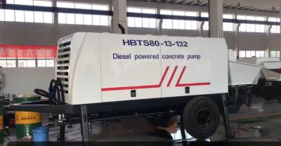 China HBTS80 Dieselbetonpumpe Portable Betonpumpe 160kw Motorleistung zu verkaufen